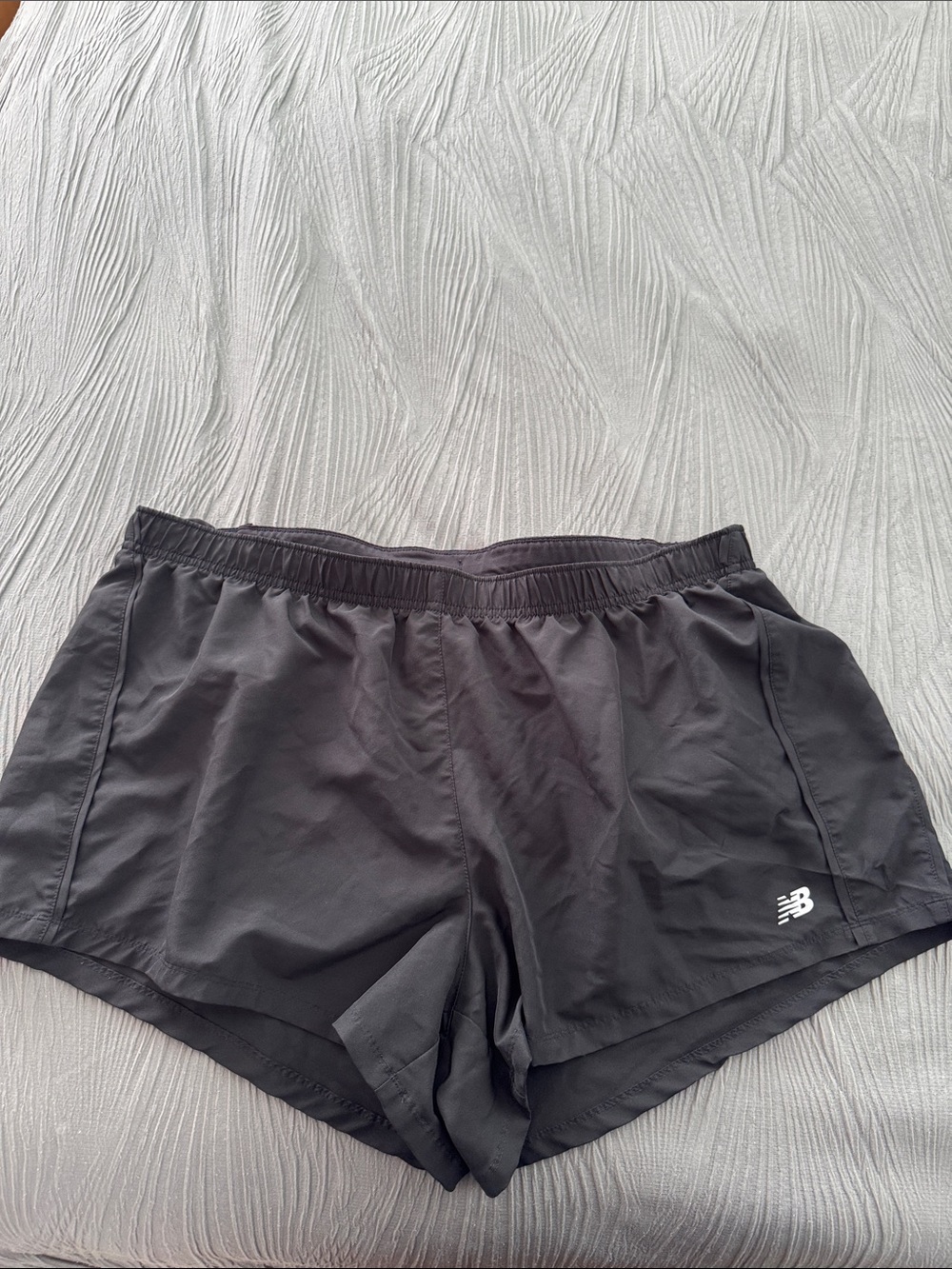 New Balance Black Women's Running Shorts with White Logo